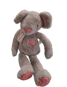Peluche de ratón gris